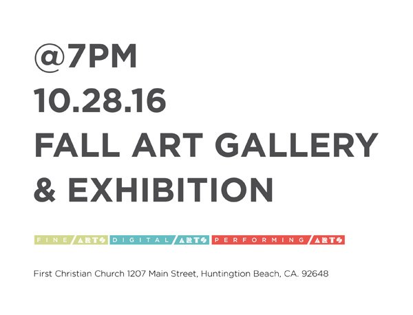 Fall Art Gallery & Exhibition - October 28