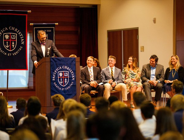 Head of School delivers Thankfulness message at 2016 Dedication Service